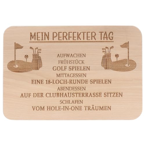 Spruchreif · Frühstücksbrettchen Golfen · Brotzeitbrett mit Gravur · Geschenke für Golfer · Geschenk Golf Spruchreif · Frühstücksbrettchen Golfen · Brotzeitbrett mit Gravur · Geschenke für Golfer · Geschenk Golf von Spruchreif