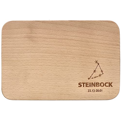 Spruchreif | Holzbrettchen mit Sternbild Steinbock | Frühstücksbrettchen mit Gravur Sternzeichen Steinbock | Brotzeitbrett mit Sternzeichenmotiv | Sternzeichengeschenke | Geschenk Sternzeichen Spruchreif | Holzbrettchen mit Sternbild Steinbock | Frühstücksbrettchen mit Gravur Sternzeichen Steinbock | Brotzeitbrett mit Sternzeichenmotiv | Sternzeichengeschenke | Geschenk Sternzeichen von Spruchreif
