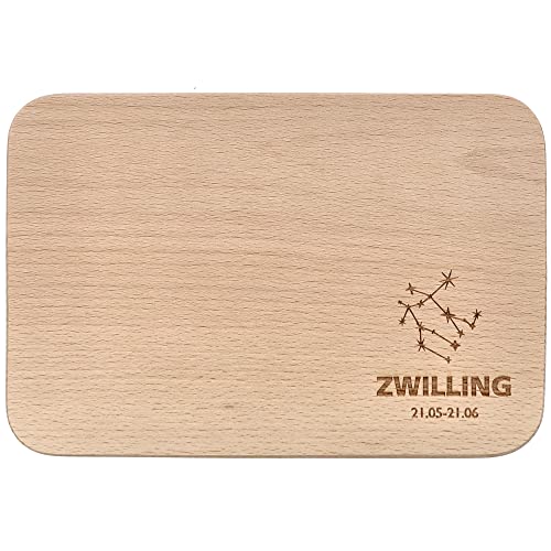 Spruchreif | Holzbrettchen mit Sternbild Zwilling | Frühstücksbrettchen mit Gravur Sternzeichen Zwilling | Brotzeitbrett mit Sternzeichenmotiv | Sternzeichengeschenke | Geschenk Sternzeichen Spruchreif | Holzbrettchen mit Sternbild Zwilling | Frühstücksbrettchen mit Gravur Sternzeichen Zwilling | Brotzeitbrett mit Sternzeichenmotiv | Sternzeichengeschenke | Geschenk Sternzeichen von Spruchreif