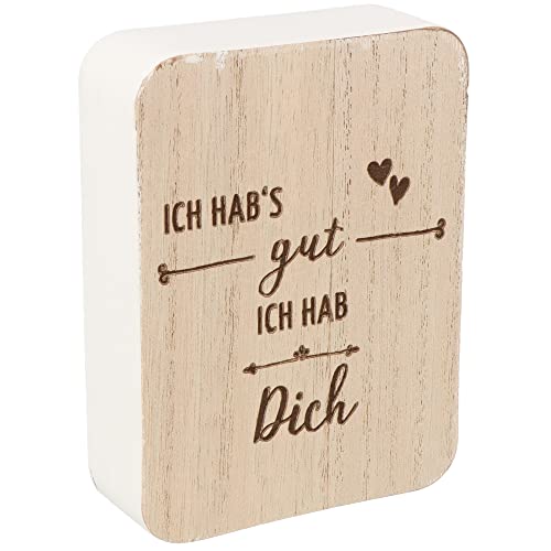 Spruchreif I Spruchtafel I Deko-Tafel mit Spruch I Aufsteller aus Holz mit Spruch I Deko Aufsteller mit Gravur I Geschenk für Paare I Geschenk Hochzeitstag I Valentinstag I Geschenk Familie von Spruchreif