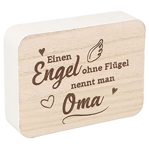 Spruchreif I Spruchtafel I Deko-Tafel mit Spruch I Aufsteller aus Holz mit Spruch I Deko Aufsteller mit Gravur I Geschenke für Oma I Geschenk Muttertag I Gravur Geschenk Oma von Spruchreif