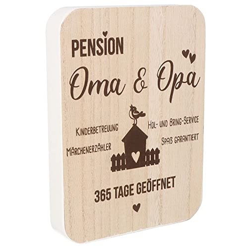 Spruchreif I Spruchtafel I Deko-Tafel mit Spruch I Aufsteller aus Holz mit Spruch I Deko Aufsteller mit Schriftzug I Geschenke für Oma und Opa I Geschenk Großeltern I Gravur Geschenk Familie von Spruchreif