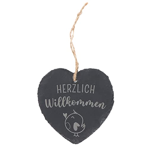 Spruchreif | Kleines Schieferherz mit Gravur | Schieferherz mit Spruch | Schiefertafel in Herzform mit Kordel zum Aufhängen | Wanddeko mit Sprüchen | Schiefer Türschild | Dekoherz | Willkommensschild Spruchreif | Kleines Schieferherz mit Gravur | Schieferherz mit Spruch | Schiefertafel in Herzform mit Kordel zum Aufhängen | Wanddeko mit Sprüchen | Schiefer Türschild | Dekoherz | Willkommensschild von Spruchreif