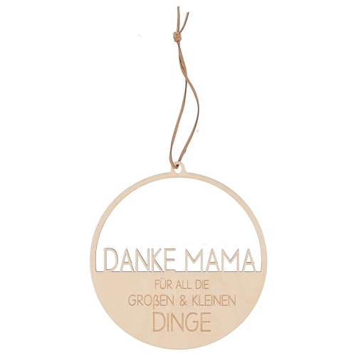 Spruchreif | Mini-Deko Loop | Holz-Dekohänger | Wanddeko | Türkranz | Hoop | Deko Loop mit Schriftzug | Deko Loop Trockenblumen | Deko Schriftzug | Geschenk Mama | Muttertag | Beste Mama von Spruchreif