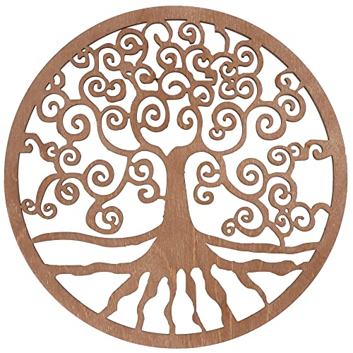 Spruchreif PREMIUM QUALITÄT 100% EMOTIONAL · Baum des Lebens aus Holz · Wanddeko · Lebensbaum Symbol · Esoterik Geschenke · Deko · Wanddekoration · Holzdeko · Spiritualität (Ø 36 cm) von Spruchreif