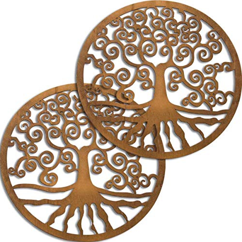 Spruchreif PREMIUM QUALITÄT 100% EMOTIONAL · Baum des Lebens aus Holz in einem 2er Set Ø 18 cm · Wanddeko · Lebensbaum Symbol · Esoterik Geschenke · Deko · Holzdeko · Spiritualität Spruchreif PREMIUM QUALITÄT 100% EMOTIONAL · Baum des Lebens aus Holz in einem 2er Set Ø 18 cm · Wanddeko · Lebensbaum Symbol · Esoterik Geschenke · Deko · Holzdeko · Spiritualität von Spruchreif