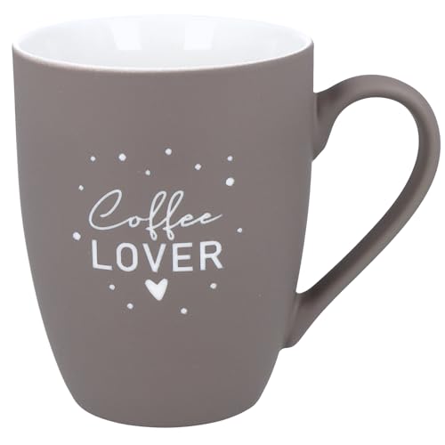 Spruchreif | SOFT-TOUCH-Tasse mit beidseitiger Gravur | Geschenk Coffeelover | Kaffeeliebhaber | 350 ml von Spruchreif