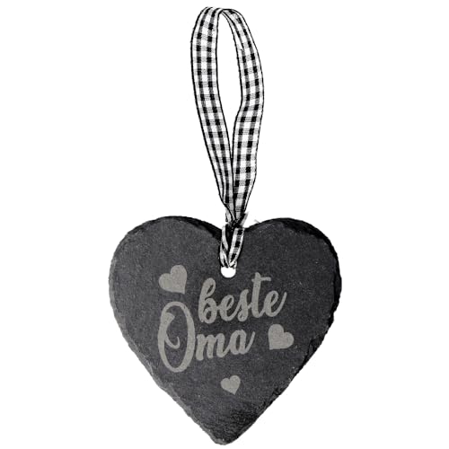 Spruchreif | Schieferherz mini mit Gravur | Mini Schieferherz mit Spruch Oma | Schiefertafel in Herzform | Schieferschild Oma | Mini Dekoherz Schiefer zum Aufhängen | Beste Oma | Muttertag Spruchreif | Schieferherz mini mit Gravur | Mini Schieferherz mit Spruch Oma | Schiefertafel in Herzform | Schieferschild Oma | Mini Dekoherz Schiefer zum Aufhängen | Beste Oma | Muttertag von Spruchreif