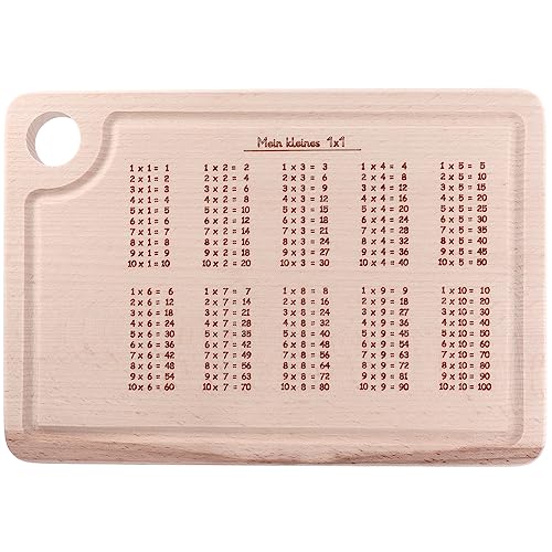 Spruchreif | Schneidebrett aus Holz | Schneidebrett mit Gravur „Kleines 1x1“ | Frühstücksbrett mit Eierbecher | Frühstücksbrett Schulkind | Schulanfang | Geschenk zur Einschulung Spruchreif | Schneidebrett aus Holz | Schneidebrett mit Gravur „Kleines 1x1“ | Frühstücksbrett mit Eierbecher | Frühstücksbrett Schulkind | Schulanfang | Geschenk zur Einschulung von Spruchreif