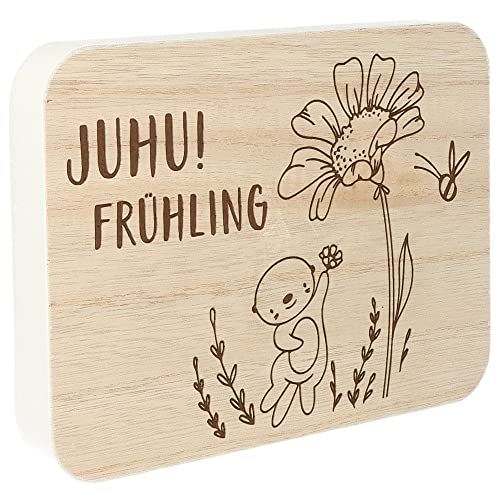 Spruchreif | Spruchtafel | Deko-Tafel mit Spruch | Deko Aufsteller mit Schriftzug | Frühlingsdeko | Deko Frühling | Deko Wohnung von Spruchreif