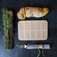Frühstücksbrettchen Großes "1x1" von SpruchreifGeschenke