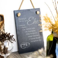 Schiefertafel "Rezept Für Eine Gute Ehe" Schiefertafel "Rezept Für Eine Gute Ehe" von SpruchreifGeschenke