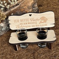 Spruchreif | Schnapsbank Mit Gravur Für Angler Schnapslatte Schnaps Geschenke Anglergeschenke von SpruchreifGeschenke