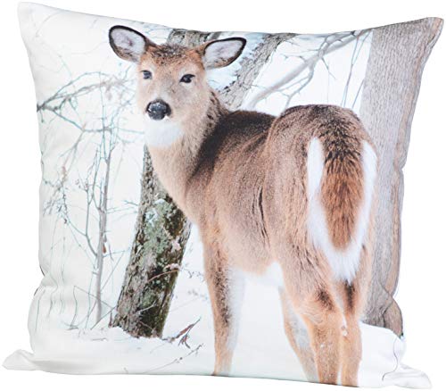 Sprügel - Deer - Bunt - Rückseite beige - Kissenhülle - 45/45cm von Sprügel Hometex