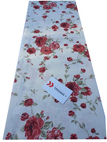 Sprügel - Tischläufer - Vinci Flower, rote Rosen, Landhaus,Shabby - 50 x 150 cm von Sprügel Hometex