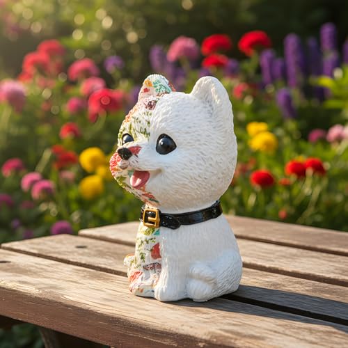 Outdoor-Statuen für Garten, Hund, Außendekoration, Freiraum für Hof, Kunst, Rasen, Ornamente, Veranda, Terrasse, Balkon, Haus, Haus – Geburtstagsgeschenk für Oma, Mutter, Frauen Outdoor-Statuen für Garten, Hund, Außendekoration, Freiraum für Hof, Kunst, Rasen, Ornamente, Veranda, Terrasse, Balkon, Haus, Haus – Geburtstagsgeschenk für Oma, Mutter, Frauen von Spsods