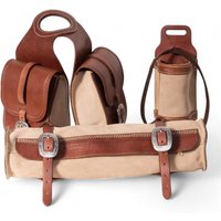 Set Von Drei Satteltaschen Für Westernsattel - Satteltasche, Satteltasche Und Flaschenhalter Sofort Versandfertig von SpurnySaddlery