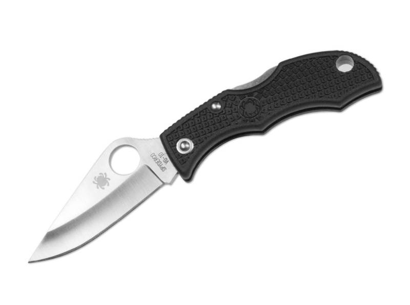 Taschenmesser LadyBug 3 Black Plain von Spyderco