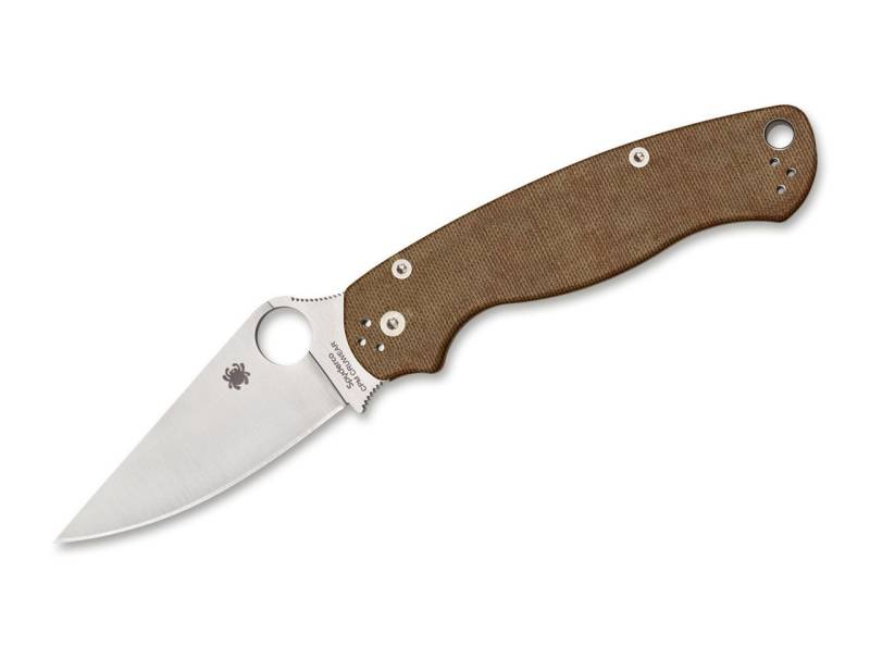 Taschenmesser Para Military 2 Brown Micarta CruWear von Spyderco