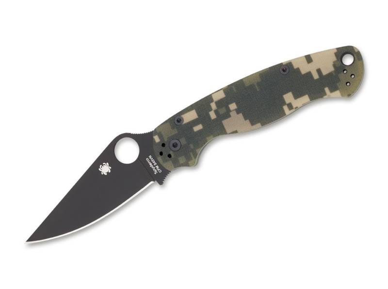 Taschenmesser SPY. PARAMILITARY2 CAMO G-10 C81GCMOBK von Spyderco
