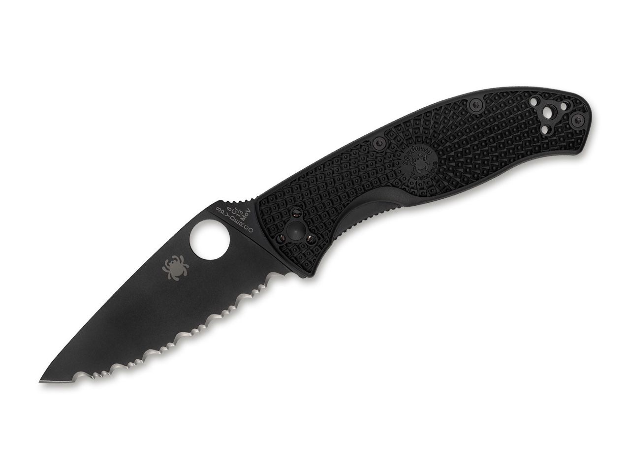 Taschenmesser Tenacious Lightweight Black Serrated von Spyderco