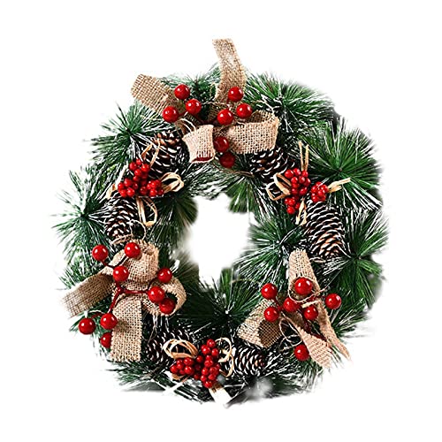 30cm Weihnachtskranz Türkranz Weihnachten Wiederverwendbar Künstlich Kranz Haustür DekoWeihnachtskranz Basteln Dekoration Tannenkranz Kugeln Blumen für Tür Fenster Ornament 30cm Weihnachtskranz Türkranz Weihnachten Wiederverwendbar Künstlich Kranz Haustür DekoWeihnachtskranz Basteln Dekoration Tannenkranz Kugeln Blumen für Tür Fenster Ornament von Spydge