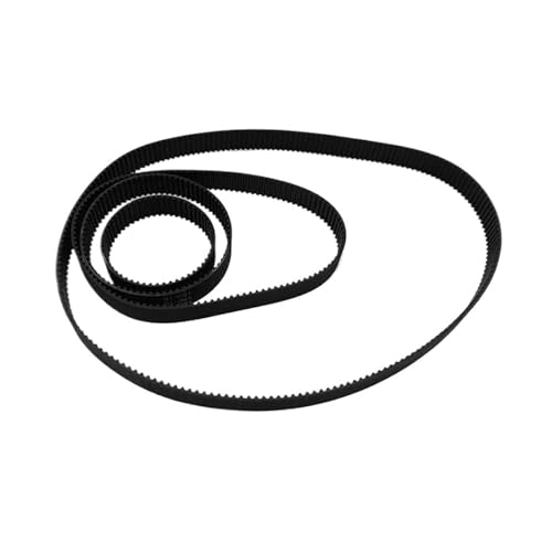 2GT Zahnriemen Länge Umfang 100mm - 550mm Breite 10mm Gummi Geschlossene Teilung 2mm Für 3D Drucker Antriebsriemen(170MM_1PIECE) von Sqnbra