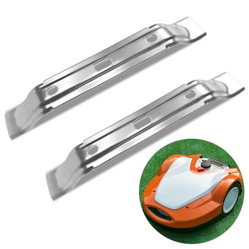 2x Messerklingen kompatibel mit Stihl Mähroboter, Ersatzmesser für rasentrimmer, PASSEND FÜR Stihl iMOW RMI 422 422P 422PC RMI422 P C - 6301 702 0101 63017020101 von Squamify