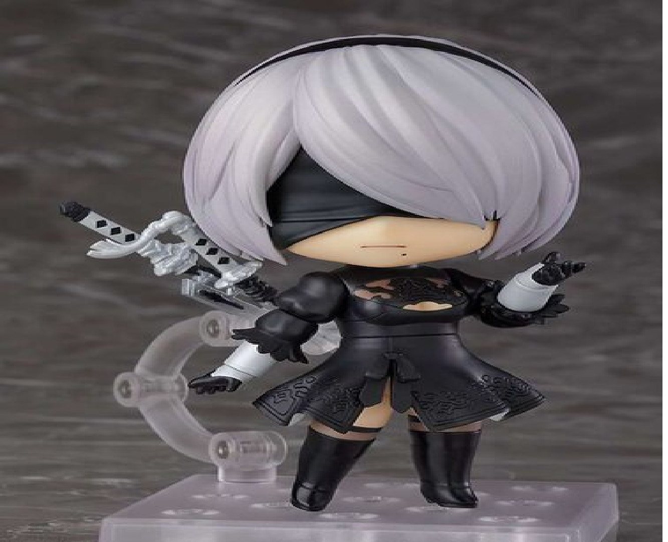 Square Enix Dekofigur NieR: Automata Nendoroid Actionfigur 2B (YoRHa No.2 Type B) 10 cm von Square Enix