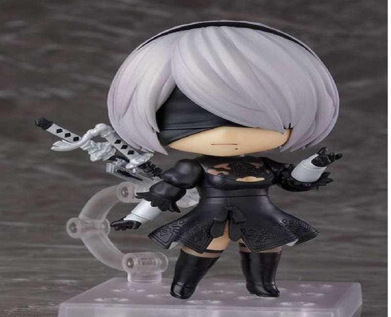 Square Enix Dekofigur NieR: Automata Nendoroid Actionfigur 2B (YoRHa No.2 Type B) 10 cm von Square Enix