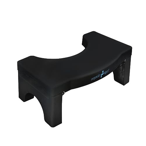 Squat N Go, physiologischer Toilettenhocker für Erwachsene und Kinder - hocken gegen Hämorrhoiden, Verstopfung, Reizdarmsyndrom, Blähungen - Gesunde Darmflora stärkt das Immunsystem (Schwarz) Squat N Go, physiologischer Toilettenhocker für Erwachsene und Kinder - hocken gegen Hämorrhoiden, Verstopfung, Reizdarmsyndrom, Blähungen - Gesunde Darmflora stärkt das Immunsystem (Schwarz) von Squat N Go