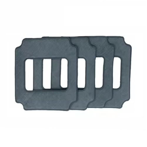 Kompatibel Mit Der Maschine QHC004/RL880/RL1188. Wischmopp-Glaswaschtuch. Premium-streifenfreie Mikrofasertücher. Teile For Fensterreinigerroboter.(4pcs grey mops) von Squigktva