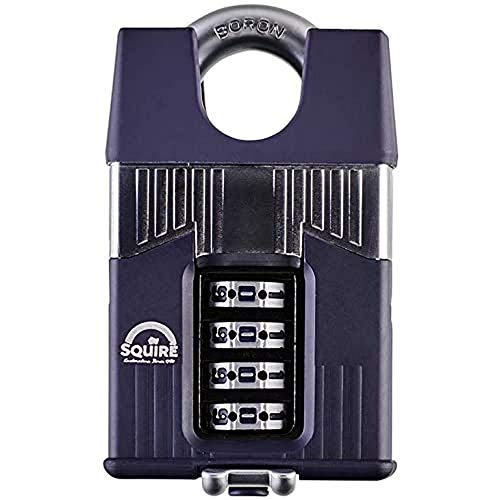 SQUIRE 55CS Warrior Combi 55C Hochsicheres Vorhangschloß, blau, 55 mm von Squire