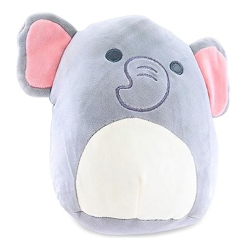 Squishmallow Kellytoy Mila Plüschtier Elefant, 20,3 cm, Grau von Squishmallows