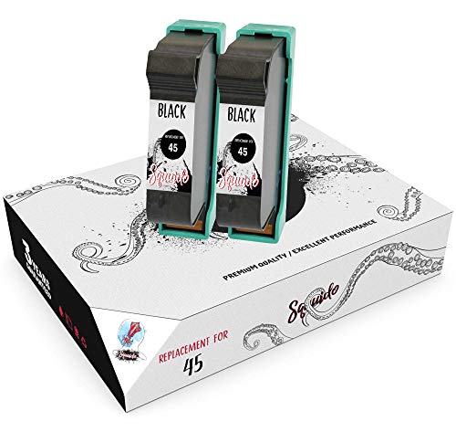 Squuido 2 Remanufactured Tintenpatronen 15 Schwarz kompatibel mit HP Deskjet 816c 825c 827 840c 841c 842c 843c 845c 845cvr 848c | Hohe Kapazität Squuido 2 Remanufactured Tintenpatronen 15 Schwarz kompatibel mit HP Deskjet 816c 825c 827 840c 841c 842c 843c 845c 845cvr 848c | Hohe Kapazität von Squuido
