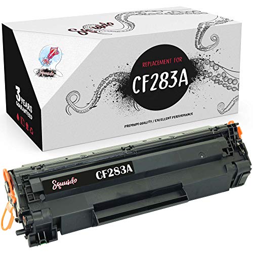 Squuido Tonerkartusche CF283A kompatibel mit HP Laserjet Pro MFP M125a M125nw M126a M126nw M127fn M127fw M128fn M128fw M225dn M225dw M201dw M201n M202dw M202n | Hohe Reichweite 1500 Seiten von Squuido