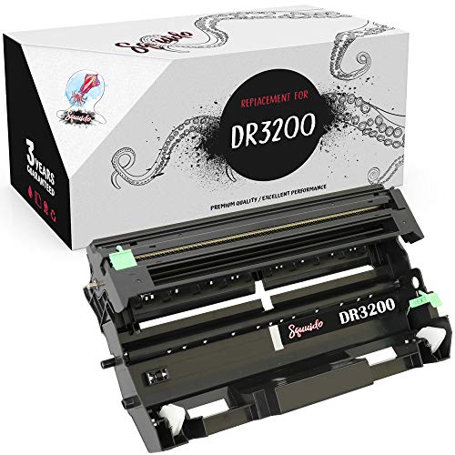 Squuido Trommel DR-3200 kompatibel mit Brother DCP-8070D DCP-8085DN HL-5340D HL-5350DN HL-5350DNLT HL-5370DW HL-5380DN MFC-8370DN MFC- 8380DN MFC-8880DN | Hohe Reichweite 25000 Seiten von Squuido
