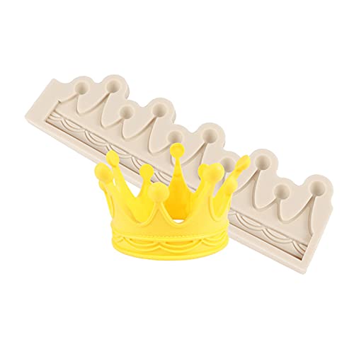 Crown Cake Decoration Graue Krone Fondantform 3D-Kronen-Form-Schokoladen-Formen Cake Border Decorating,für Fondant,Schokolade,Kuchen Topper,Tortendeko,Geburtstag,Party,Hochzeit, Diy Handwerk von Sqxaldm