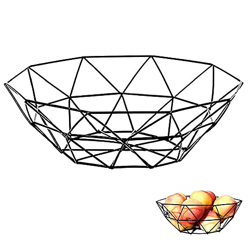 Moderne Obstschalen aus Metall, Moderner Obstkorb, Obstkorb aus Draht, Metalldraht Obstkorb, Obstkorb, für Die Lagerung Tisch Obst, Gemüse, Brot, Snacks, Kosmetik, Toilettenartikel von Srcasy