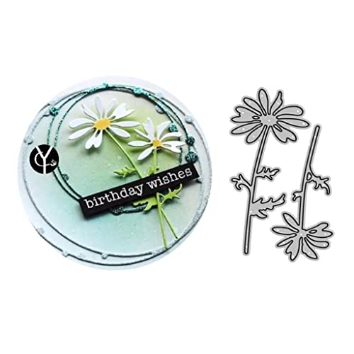Sredwtk 2Pcs Stanzschablonen Blumen Cutting Dies Prägeschablonen Stanzformen Schablonen Für Scrapbooking, Fotopapier 3D Karten Handwerk Prägen DIY Herstellung Geschenk Sredwtk 2Pcs Stanzschablonen Blumen Cutting Dies Prägeschablonen Stanzformen Schablonen Für Scrapbooking, Fotopapier 3D Karten Handwerk Prägen DIY Herstellung Geschenk von Sredwtk