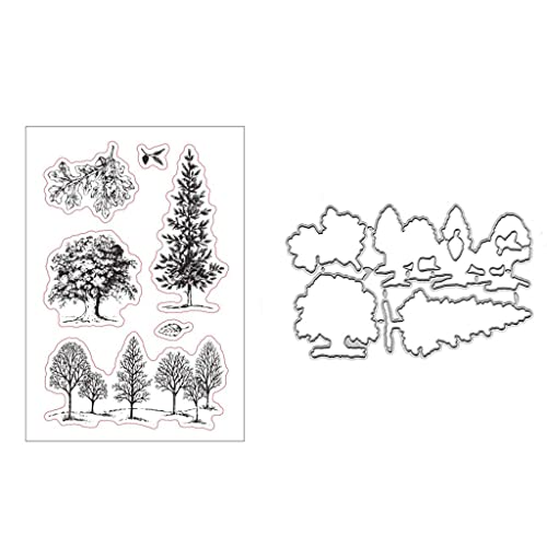 Sredwtk Baum Stanzschablonen mit Stempelset Stempel Und Stanzformen Silikonstempel Und Stanzschablonen Stempel Selbst Gestalten und Stempelset fur DIY Scrapbooking, Kunsthandwerk, Stanzen Sredwtk Baum Stanzschablonen mit Stempelset Stempel Und Stanzformen Silikonstempel Und Stanzschablonen Stempel Selbst Gestalten und Stempelset fur DIY Scrapbooking, Kunsthandwerk, Stanzen von Sredwtk