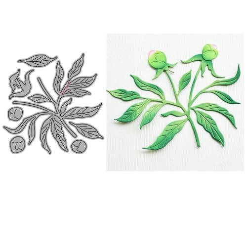Sredwtk Blumen Set Stanzschablonen Geburtstag Weihnachten Metall Prägeschablonen Stanzformen Schneiden für DIY Karte Sammelalbum Scrapbooking Fotoalbum Deko (B) von Sredwtk