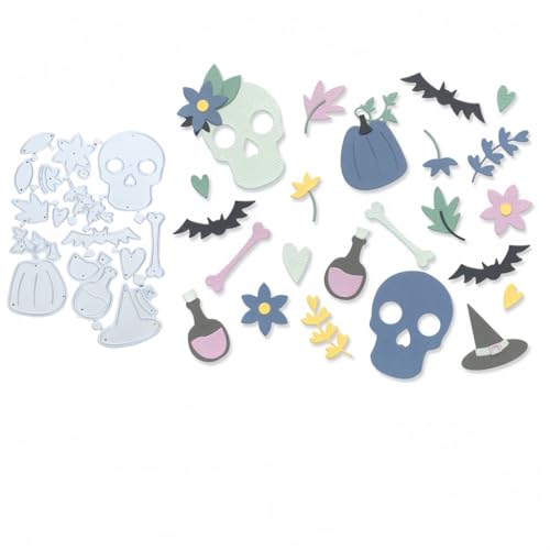 Sredwtk Blumen Skelette Stanzschablonen Halloween Metall Prägeschablonen Stanzformen Schneiden für DIY Karte Sammelalbum Scrapbooking Fotoalbum Deko Sredwtk Blumen Skelette Stanzschablonen Halloween Metall Prägeschablonen Stanzformen Schneiden für DIY Karte Sammelalbum Scrapbooking Fotoalbum Deko von Sredwtk