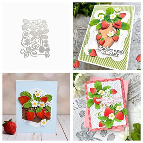 Sredwtk Erdbeere Stanzschablonen Blumen Metall Stanzformen,DIY Handwerk Prägewerkzeuge, Metall Kohlenstoff Stahl Vorlage Stanzformen für Kartenherstellung,Herstellung Dekorativem Bastelbedarf Sredwtk Erdbeere Stanzschablonen Blumen Metall Stanzformen,DIY Handwerk Prägewerkzeuge, Metall Kohlenstoff Stahl Vorlage Stanzformen für Kartenherstellung,Herstellung Dekorativem Bastelbedarf von Sredwtk