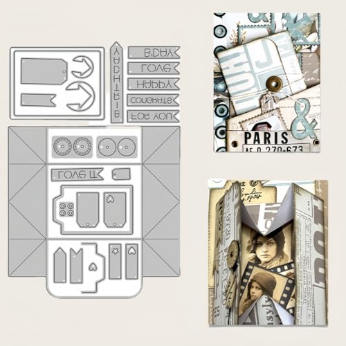 Sredwtk Etiketten Kartentasche Stanzschablonen Geburtstag Weihnachten Metall Prägeschablonen Stanzformen Schneiden für DIY Karte Sammelalbum Scrapbooking Fotoalbum Deko Sredwtk Etiketten Kartentasche Stanzschablonen Geburtstag Weihnachten Metall Prägeschablonen Stanzformen Schneiden für DIY Karte Sammelalbum Scrapbooking Fotoalbum Deko von Sredwtk