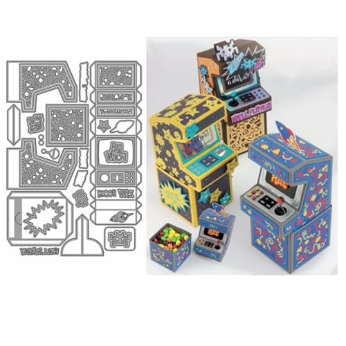 Sredwtk Freizeitgeräte Stanzschablonen Schachtel Stanzschablonen Box Metall Prägeschablonen Stanzmaschine Stanzformen Schablonen für DIY 3D Hochzeitgeschenkbox Keksbox Süßigkeitenbox Sredwtk Freizeitgeräte Stanzschablonen Schachtel Stanzschablonen Box Metall Prägeschablonen Stanzmaschine Stanzformen Schablonen für DIY 3D Hochzeitgeschenkbox Keksbox Süßigkeitenbox von Sredwtk