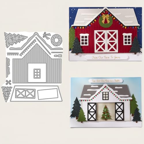 Sredwtk Haus Stanzschablonen Weihnachten Haus Metall Prägeschablonen Stanzformen Schneiden für DIY Karte Sammelalbum Scrapbooking Fotoalbum Deko Sredwtk Haus Stanzschablonen Weihnachten Haus Metall Prägeschablonen Stanzformen Schneiden für DIY Karte Sammelalbum Scrapbooking Fotoalbum Deko von Sredwtk