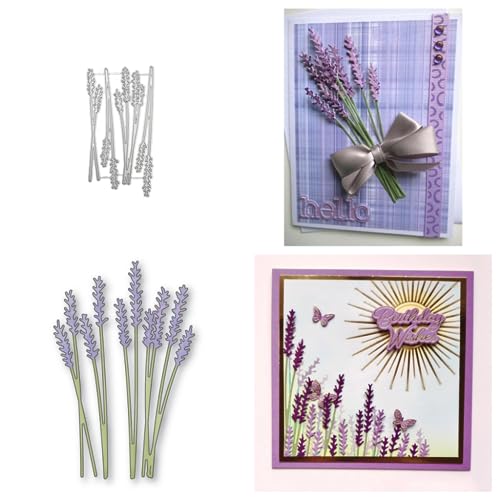 Sredwtk Lavendel Stanzschablonen Blumen Cutting Dies Geburtstag Weihnachten Papierbasteln Schablonen für Scrapbooking, Fotoalbum, Karte, Papier Dekoration, Geschenk Sredwtk Lavendel Stanzschablonen Blumen Cutting Dies Geburtstag Weihnachten Papierbasteln Schablonen für Scrapbooking, Fotoalbum, Karte, Papier Dekoration, Geschenk von Sredwtk