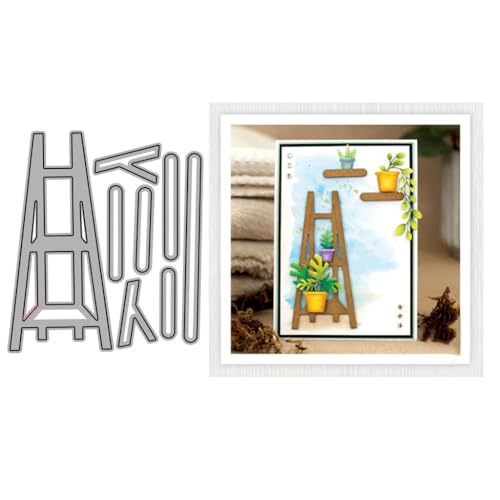 Sredwtk Leiter Blumengestell Stanzschablonen Geburtstag Weihnachten Metall Prägeschablonen Stanzformen Schneiden für DIY Karte Sammelalbum Scrapbooking Fotoalbum Deko Cutting Dies Sredwtk Leiter Blumengestell Stanzschablonen Geburtstag Weihnachten Metall Prägeschablonen Stanzformen Schneiden für DIY Karte Sammelalbum Scrapbooking Fotoalbum Deko Cutting Dies von Sredwtk