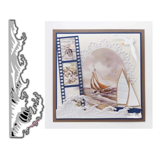 Sredwtk Meereswelle Stanzschablonen Metall Prägeschablonen Stanzformen Schneiden für DIY Karte Sammelalbum Scrapbooking Fotoalbum Deko Cutting Dies Sredwtk Meereswelle Stanzschablonen Metall Prägeschablonen Stanzformen Schneiden für DIY Karte Sammelalbum Scrapbooking Fotoalbum Deko Cutting Dies von Sredwtk